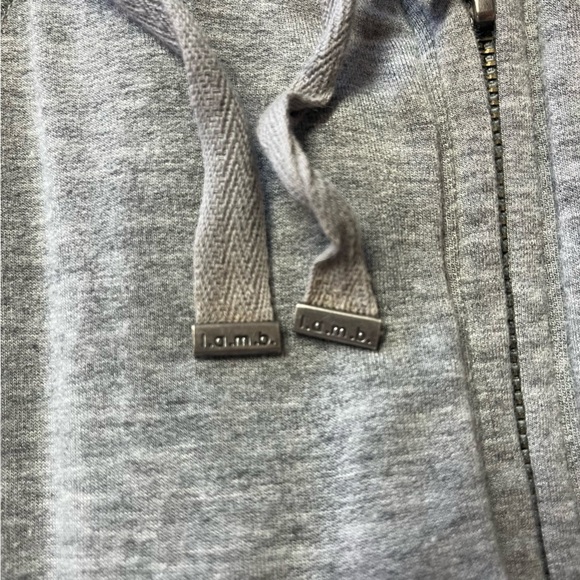 L.A.M.B. Gwen Stefani Grey Jersey Open Back Dress - Picture 8 of 14